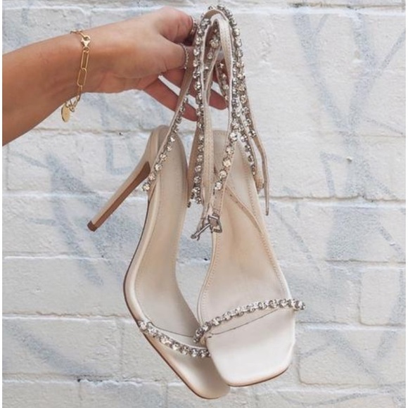 High diamond wraparound glam heel - Picture 3 of 8